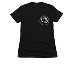 Bravo Belly Dance | Special Edition Logo, a Black Women's Slim Fit Tee (back-view)
