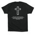 Moto Boyz Christian Tee, a Vintage Black Premium Cotton Tee (back-view)