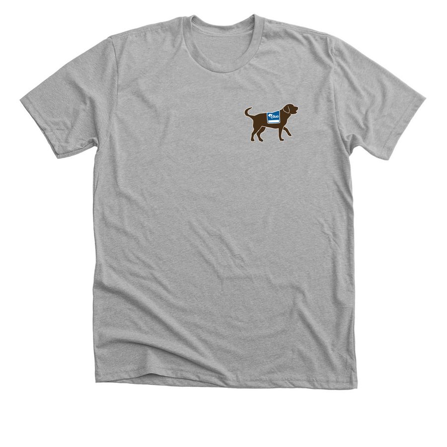 Duo Dog Shirt, a Athletic Heather Premium Unisex Tee