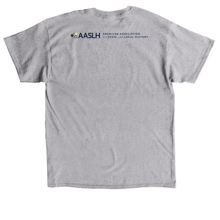History & Democracy Initiative, a Sport Grey Classic Unisex Tee (back-view)
