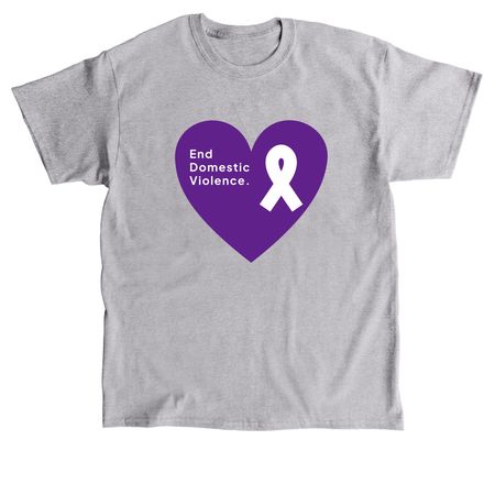 End Domestic Violence, a Sport Grey Classic Unisex Tee