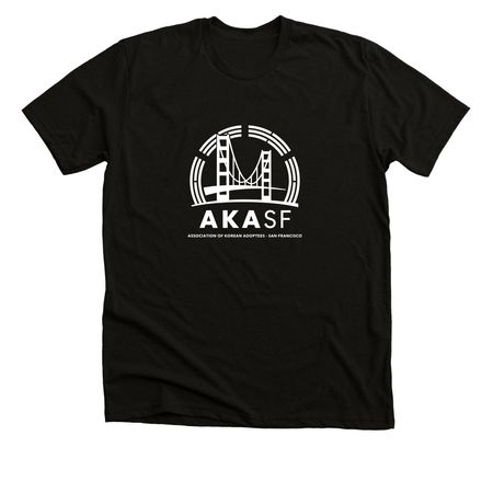 AKASF Association of Korean Adoptees SF, a Black Heather Premium Unisex Tee