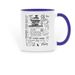 5th grade Davis design 2026, a Dark Blue Two-Tone Ceramic Mug