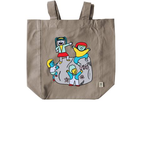 Prospect Heights Open Streets Tote Bags, a Pumice Recycled Cotton Tote Bag