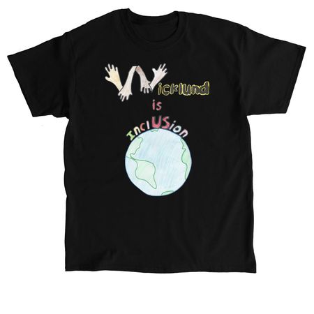 Wicklund Inclusion Spirit Wear, a Black Classic Unisex Tee