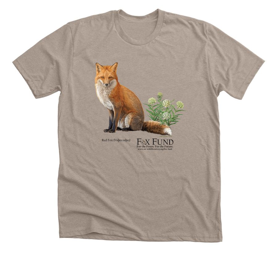 Southwestern Wildlife Survey's Fox Fund, a Heather Stone Premium Unisex Tee