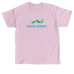 Camp Photographer Shirt, a Light Pink Classic Unisex Tee (back-view)