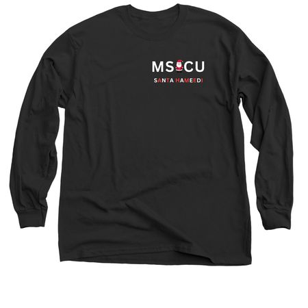 SANTA HAMEEDI, a Black Classic Long Sleeve Tee