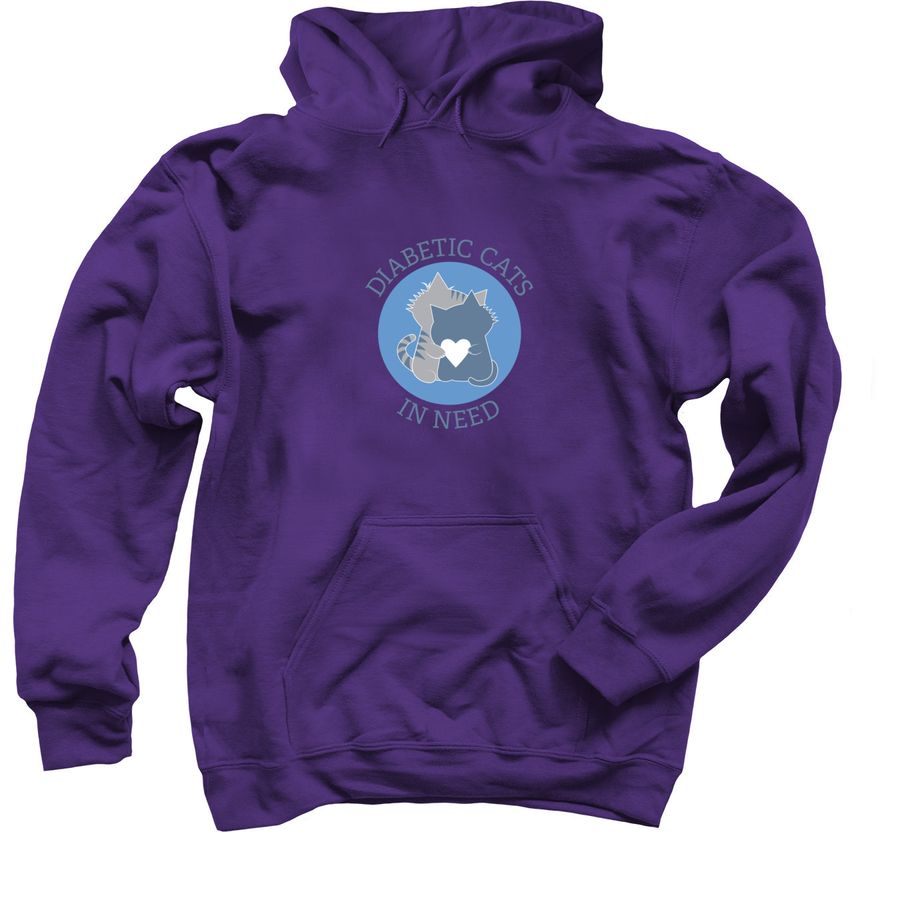 DCIN Winter 2021 Campaign, a Purple Pullover Hoodie