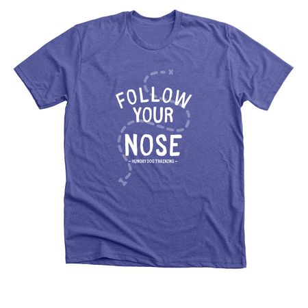 Follow Your Nose, a Heather Lapis Premium Unisex Tee
