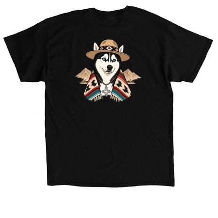 New Mexican Husky II, a Black Classic Unisex Tee