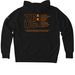 Men?s mental health orange edition&nbsp;, a Black Nike Club Fleece Pullover Hoodie (back-view)