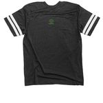 V.E.S.T.A Method, a Vintage Smoke / White Football Jersey Tee (back-view)