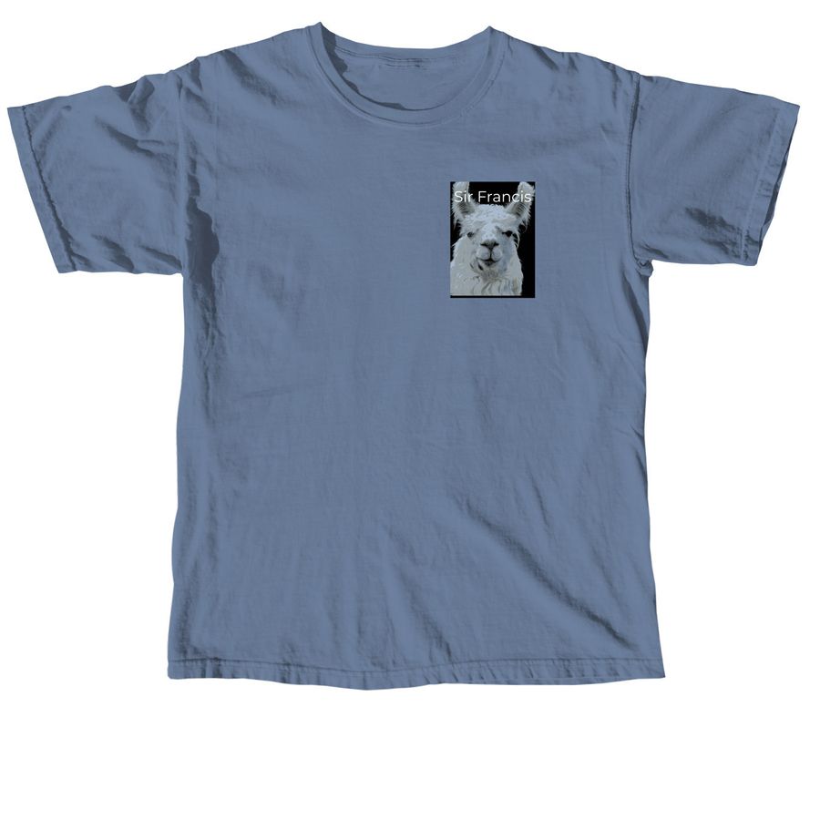 MEMORIAL For Sir Francis, You will be missed, a Blue Jean Comfort Colors Unisex Tee