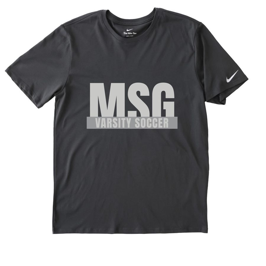 Nike T-Shirt (Gray Design), a Anthracite Nike Dri-FIT Jersey Blend Performance Tee
