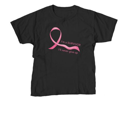 Survivor Breast Cancer Tee | Bold Imprint, a Black Youth Unisex Tee