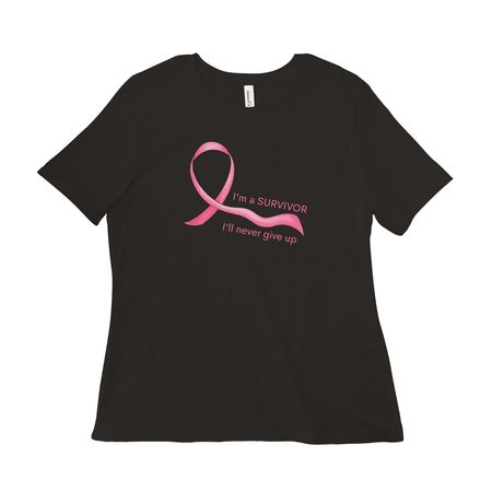 Survivor Breast Cancer Tee | Bold Imprint, a Black Women?s Relaxed Cotton Tee