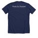 The Last Show With Stephen Colbert T Shirt, a Solid Navy Blend Premium Unisex Tee (back-view)