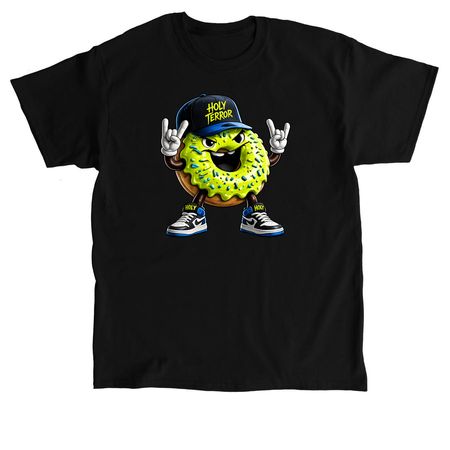 HTE "DONUT" MASCOT&nbsp;, a Black Classic Unisex Tee