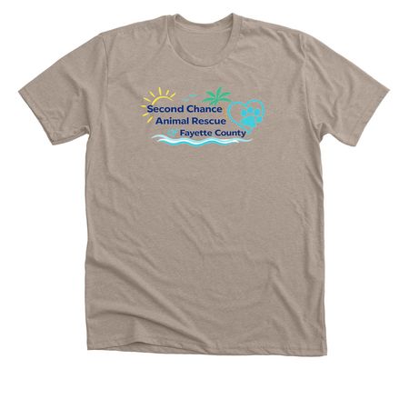 Summer Logo, a Heather Stone Premium Unisex Tee