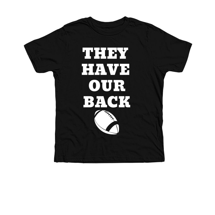 EASTSIDE EAGLES THEY HAVE OUR BACK&nbsp;, a Solid Black Blend Premium Youth Tee
