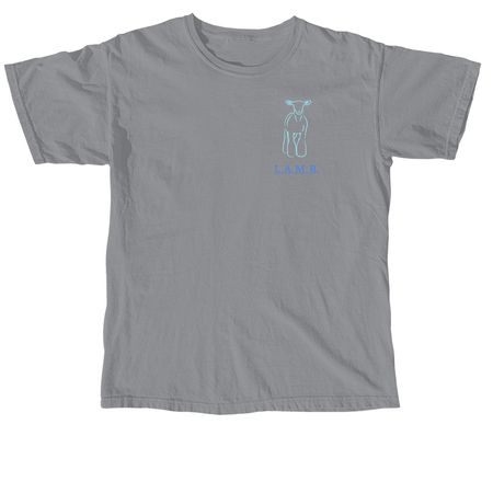 4-H Club Lamb, a Granite Comfort Colors Unisex Tee