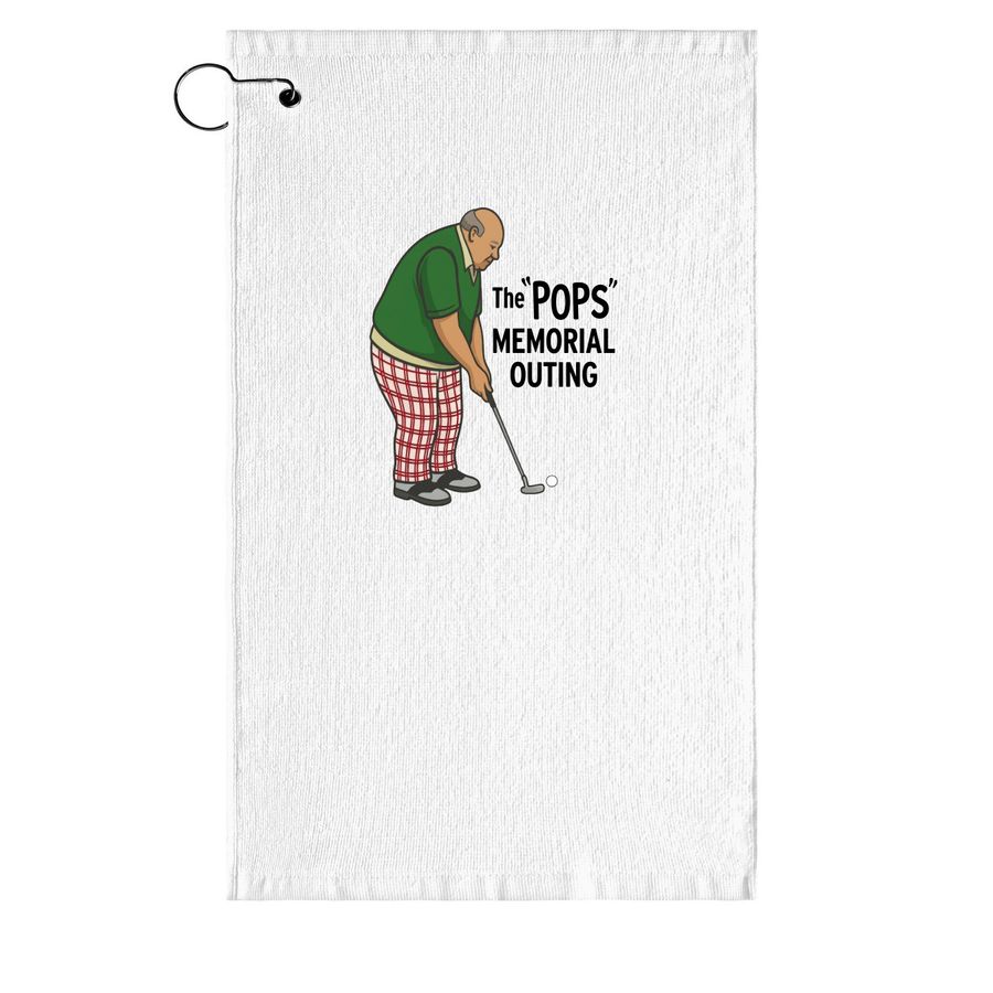 Golf Towel, a White Golf Towel