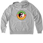 Tai Chi Edge Instructor, a Granite Grey Heather Allmade Organic French Terry Zip Up Hoodie (back-view)
