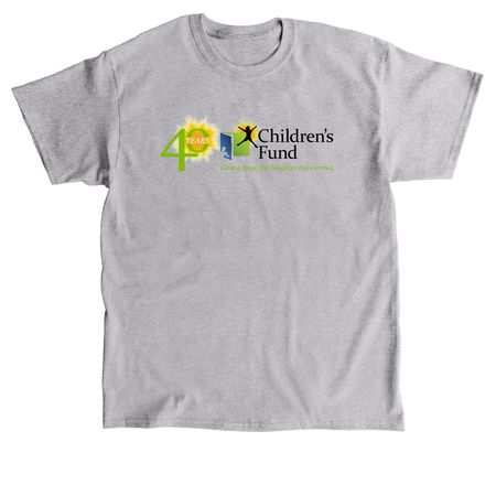 Children's Fund 40th Collection, a Sport Grey Classic Unisex Tee