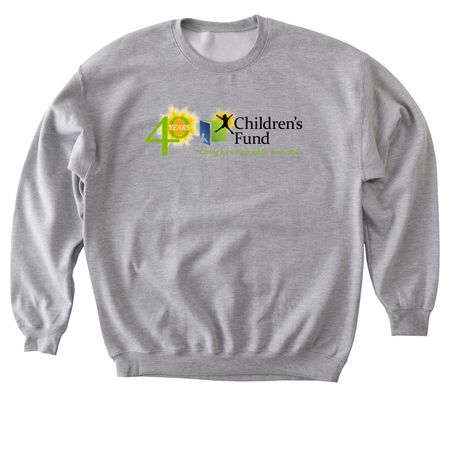 Children's Fund 40th Collection, a Sport Grey Softstyle Crewneck Sweatshirt