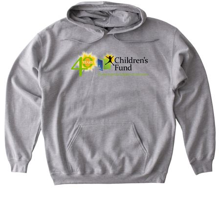 Children's Fund 40th Collection, a Sport Grey Gildan Softstyle Pullover Hoodie