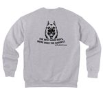 The Good Ones., a Athletic Heather Premium Drop Shoulder Sweatshirt (back-view)