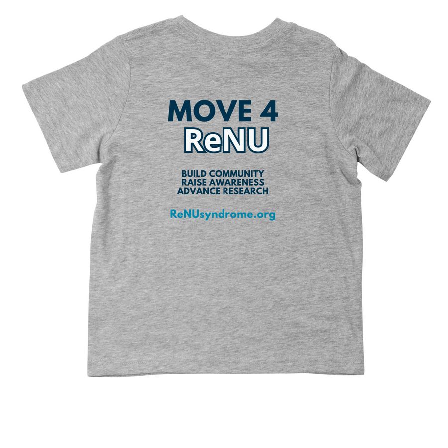 Move4ReNU 2026: ReNU Warrior, a Heather Toddler Tee (back-view)