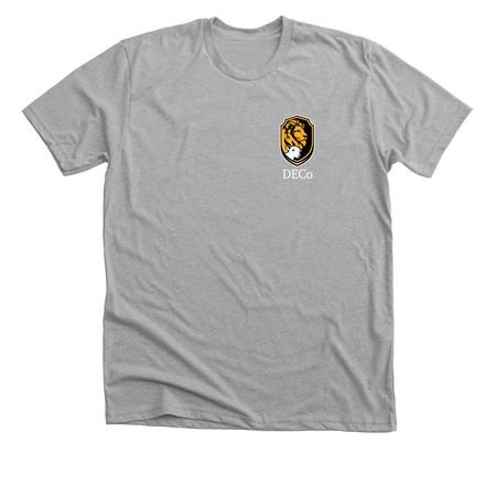 Shield Logo, a Athletic Heather Premium Unisex Tee