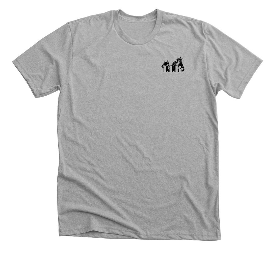 Bandit Alert, a Athletic Heather Premium Unisex Tee