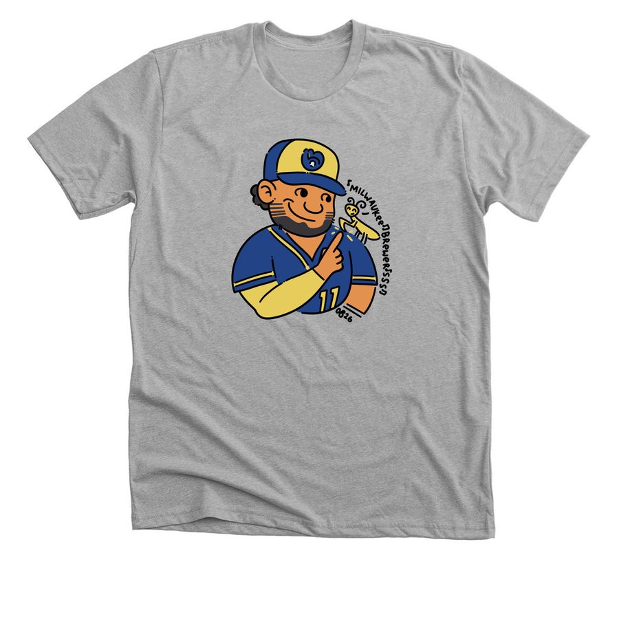 Praying Jackson, a Athletic Heather Premium Unisex Tee