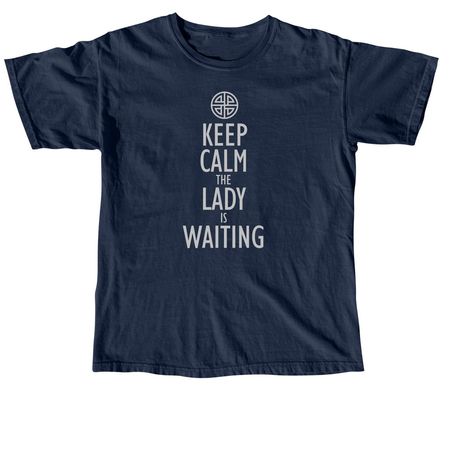 Keep Calm, a True Navy Comfort Colors Unisex Tee