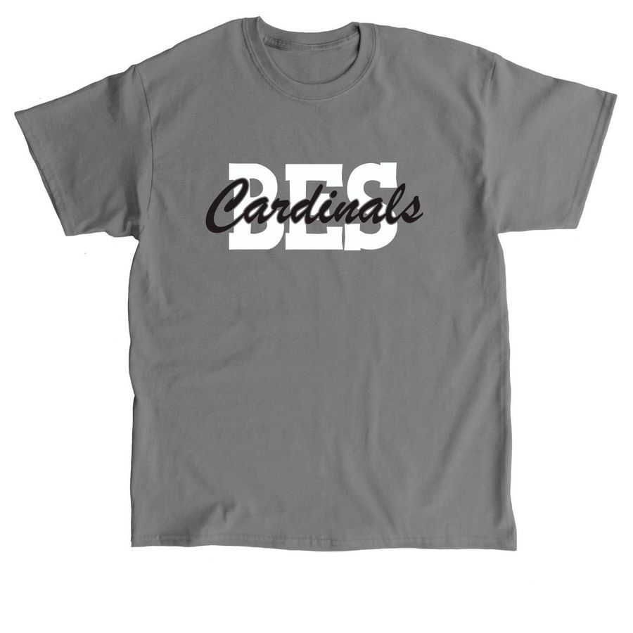 BES Cardinals, a Charcoal Classic Unisex Tee