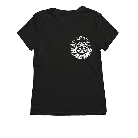Adaptive Racing&nbsp;, a Deep Black Allmade Eco Triblend Women?s Tee