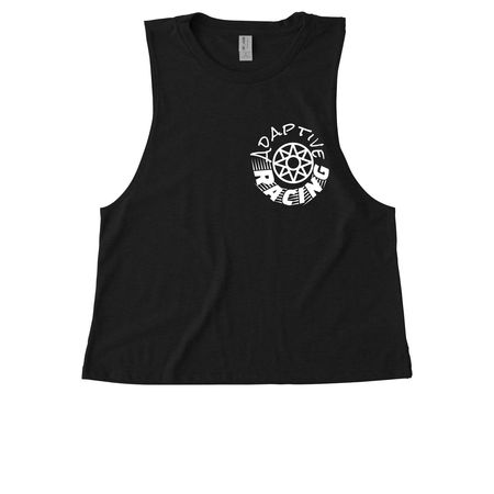 Adaptive Racing&nbsp;, a Deep Black Allmade Eco Triblend Women?s Muscle Tank