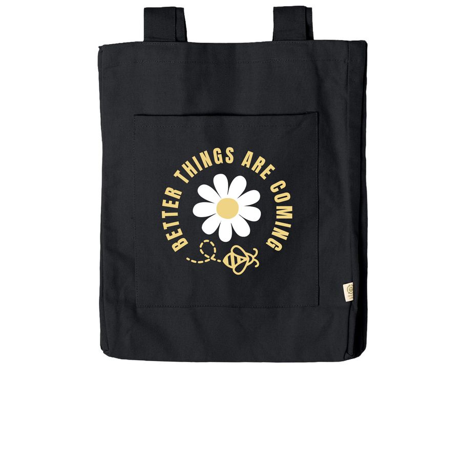 Better things tote, a Black Reclaimist Everywhere Tote Bag