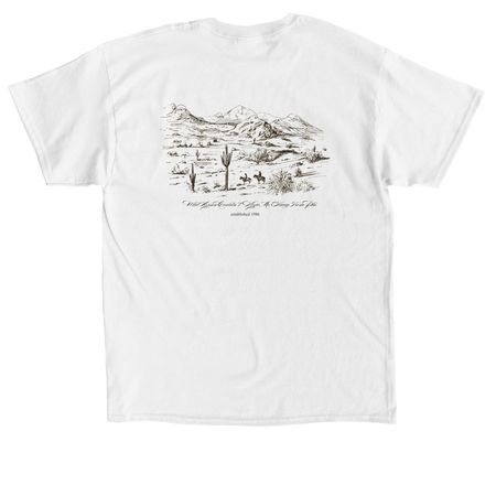 Wild Horses, a White Classic Unisex Tee