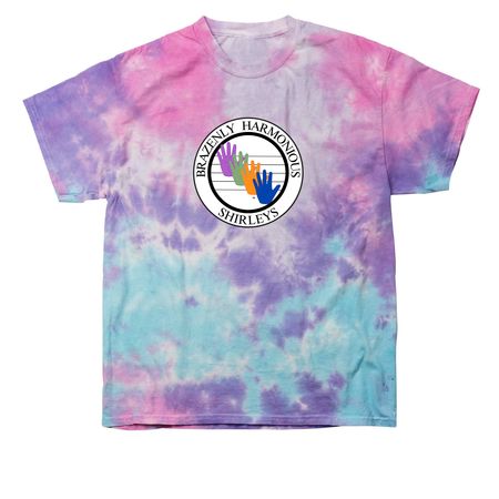 Brazenly Harmonious Shirleys, a Cotton Candy Classic Tie Dye Tee