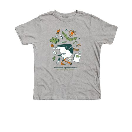American Oystercatcher, a Athletic Heather Premium Youth Tee
