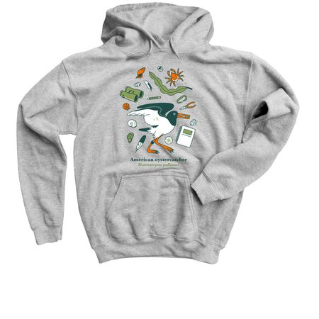 American Oystercatcher, a Sport Grey Youth Pullover Hoodie