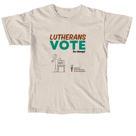 Lutherans Vote - LSS-SW, a Ivory Comfort Colors Unisex Tee
