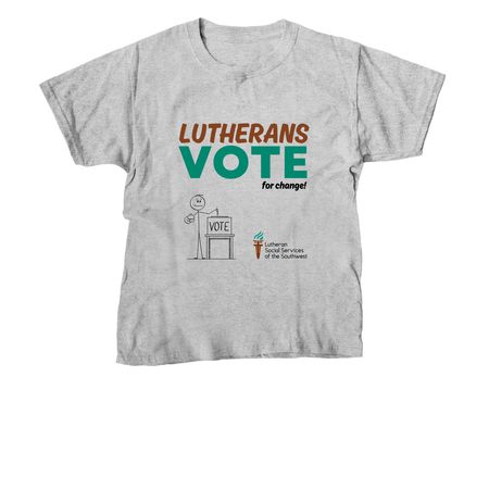 Lutherans Vote - LSS-SW, a Sport Grey Youth Unisex Tee