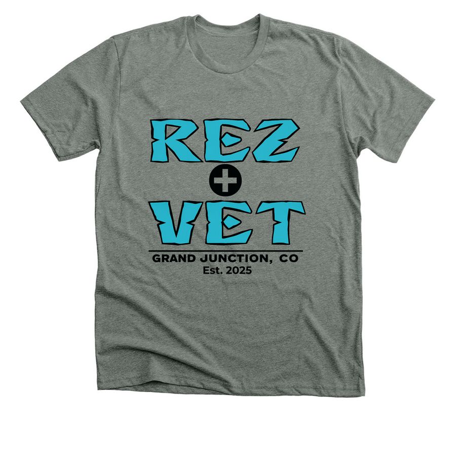 Rez Vet Classic, a Deep Heather Premium Unisex Tee