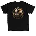 The New Era of Revival K9 | Official Facility, a Black Classic Unisex Tee (back-view)