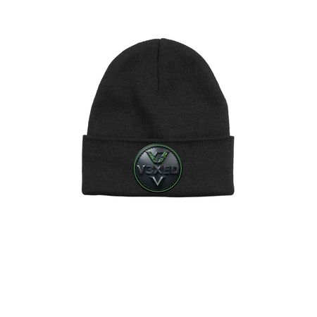 V3XED Vex&nbsp; Beanie, a Black Printed Base Camp Beanie